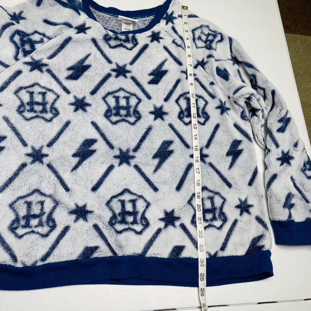 Wizarding World Harry Potter Fleece Loungewear Sweatshirt Size XL Fuzzy Soft - Picture 7 of 8